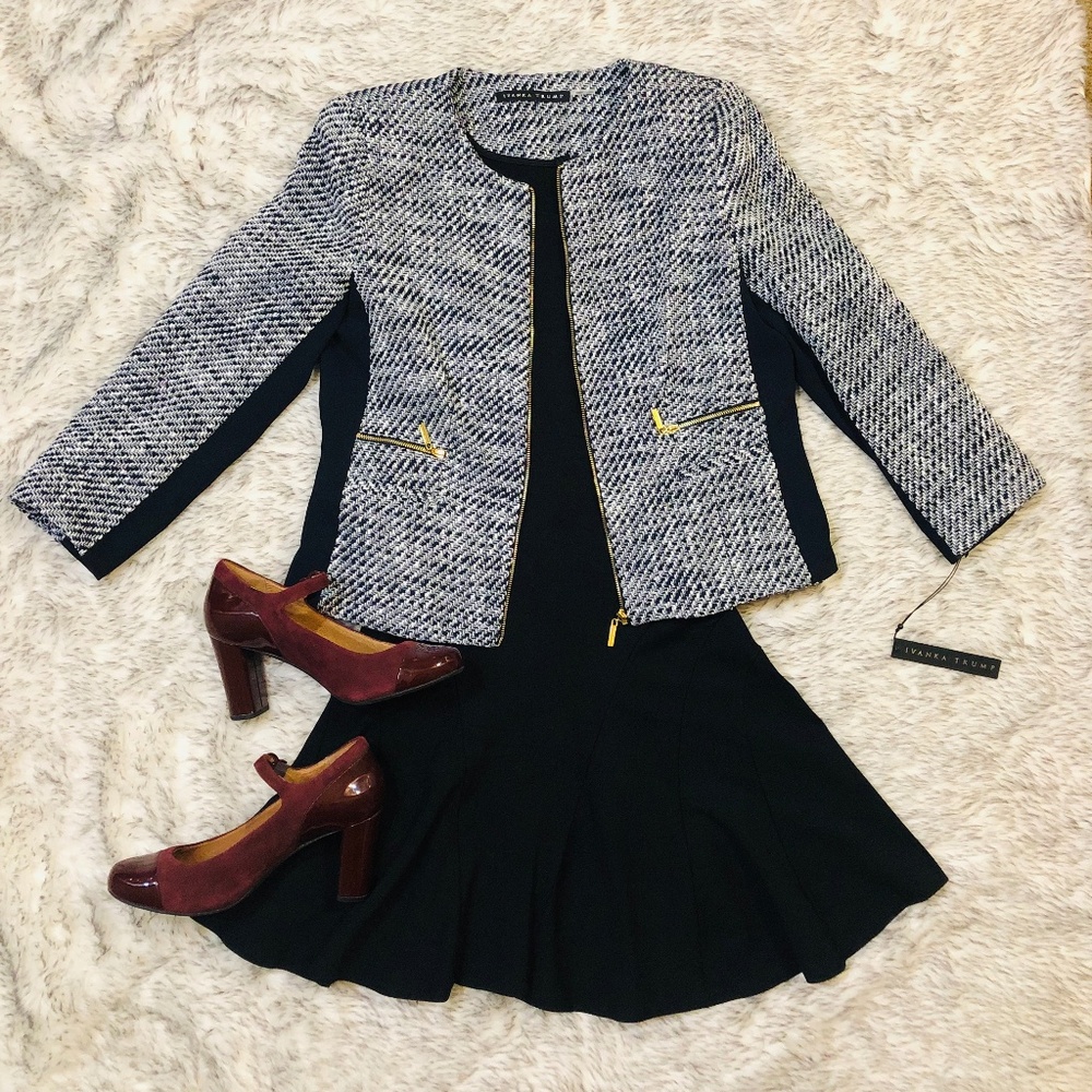 Women's Ivanka Trump Tweed Blazer NWT